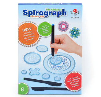 Spirograph, deluxe, спирограф, набор, для рисования, узоров, узор, рисунок, ручка, красивый, набор