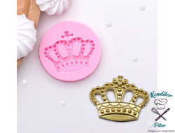Молд силиконовый 5,5х5,5 см "Корона"