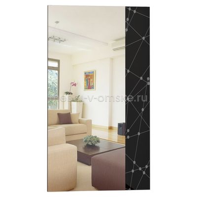 ШМ197 Зеркало настенное "Токио". Размер: 600*1070*20