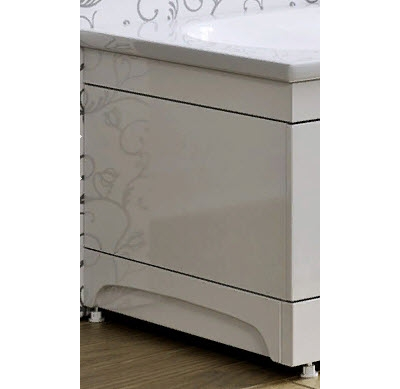 Экран под ванну торцевой 70 см МДФ белый