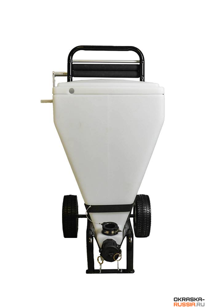 Бункер шпаклевочный ASPRO (100 литров в комплекте с роликом)