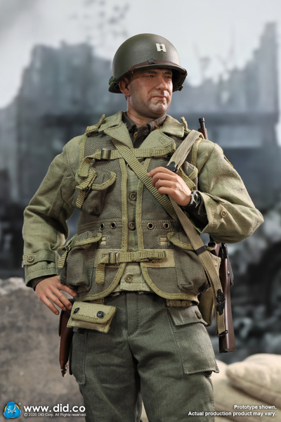 КАПИТАН ДЖОН МИЛЛЕР (СПАСТИ РЯДОВОГО РАЙАНА, ТОМ ХЭНКС) - ФИГУРКА 1/6 WWII US 2nd Ranger Battalion Series 3 Captain Miller (A80145) - DID