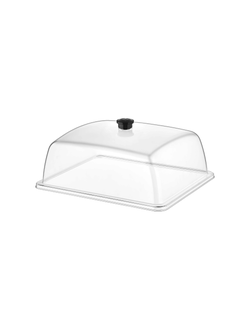 Поднос для выкладки GN 1/2 32,5*26,5*2,2 см. поликарбонат, прозрачный (крышка 76828-08SS, 76829-08SS)