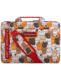 Сумка для ноутбука 15.6 дюймов Optimum Ultra 15.6" RL, котики