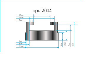Склиза черная (164 см) ЦентрПласт 3004 Профиль: 10 для Arсtic Cat