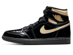 Air Jordan 1 Retro High OG Black Metallic Gold 555088-032