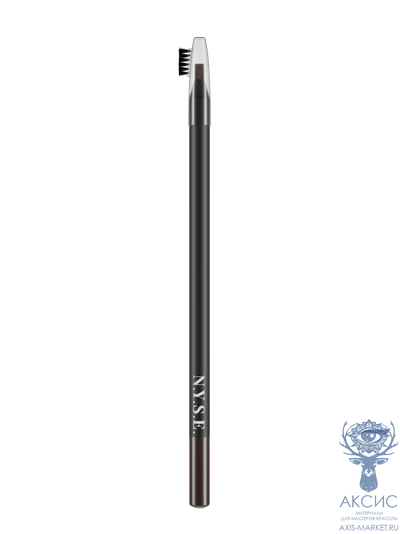 Карандаш N.Y.S.E. с щеткой коричневый