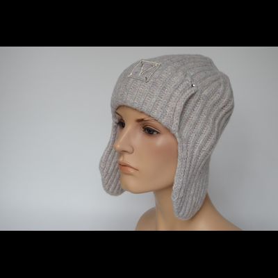 Шапка ушанка Vizio Италия 1106 UO серая