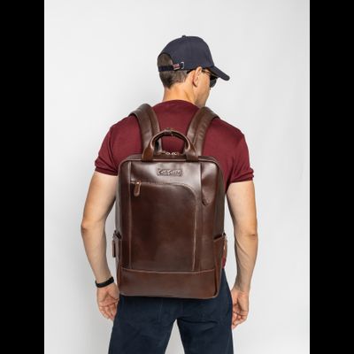 Кожаный рюкзак Viterbo Premium brown (арт. 3111-53)