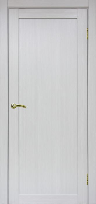 Межкомнатная дверь "Турин-501.1" ясень серебристый (глухая)