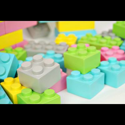 Конструктор из крупных мягких блоков WISE1 (50 деталей)