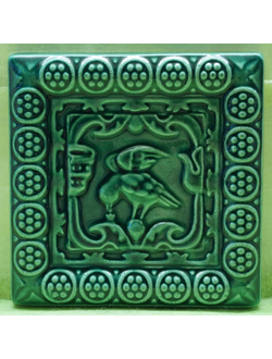 Пьющая птица (керамическая плитка)