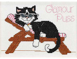 Гламурная кошечка 038-0205, Janlynn  (набор для вышивания) vkn