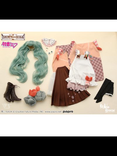 Одежда для куклы Мику Хацунэ (Cloth Dollfie Dream Hatsune Miku Snow 2024)