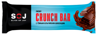 Батончик SOJ CRUNCH BAR с темным шоколадом 40гр (20)*4