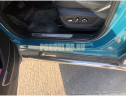 Защита штатного порога труба Папа Тюнинг d60 для Chery Tiggo 7L 2025-