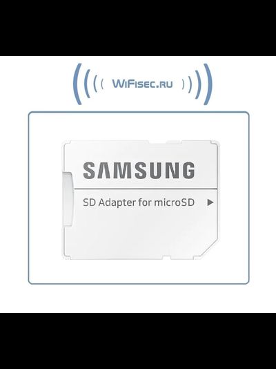Карта памяти microSDXC UHS-I U3 Samsung EVO PLUS 128 ГБ, 130 МБ/с, Class 10, + переходник SD