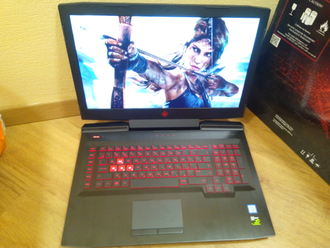 HP OMEN 17-AN010UR ( 17.3 FHD IPS 120Hz I7-7700HQ GTX1060(6Gb) 16Gb 1Tb + 128SSD )