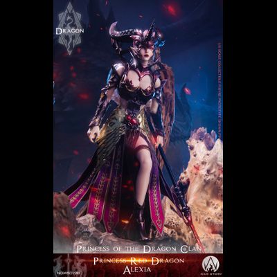 Принцесса-дракон Алексия (красная) - Коллекционная ФИГУРКА 1/6 scale Dragon Princess - Red Dragon Alexia (WS019B) - WAR STORY