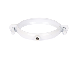 Крепление к стене ROMMER D100 белое RAL металлическое (хомут) (Арт. RCA-6010-000003)