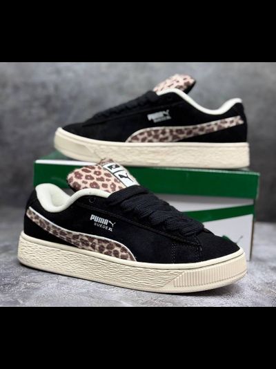 Кроссовки Puma Suede XL Black Animals Leopard