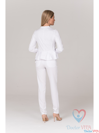 Жакет медицинский Dr.Super "Nikole" белый