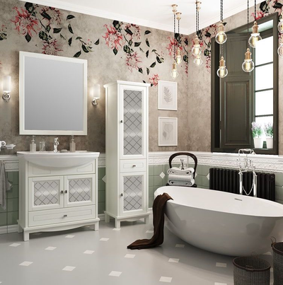 Пенал Opadiris Омега 45 слоновая кость, правый