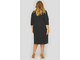 Женская одежда - Вечернее, нарядное платье Арт.180907 (Цвет черный + пайетки) Размеры 52-76