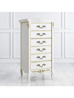 КОМОД ВЫСОКИЙ 6 ЯЩИКОВ ATELIERGOLD (L61*P47*H108) APG108-K02-G