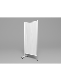 Ширма медицинская односекционная  ШМ-01П-МСГ на колесах