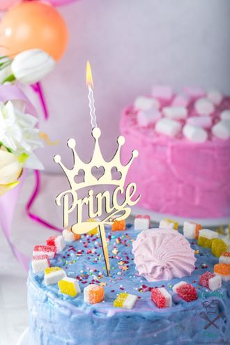 Топпер-свеча для торта «Prince»