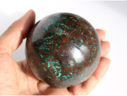 Шар из Хризоколлы (75 мм, 652 г) №5651