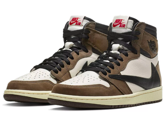 Nike Air Jordan Retro 1 High Travis Scott X OG Хаки