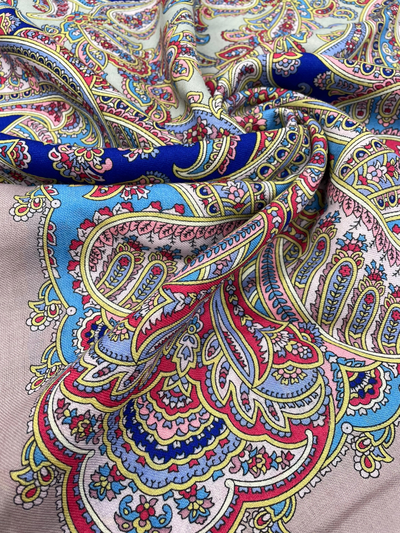 Павловопосадский платок Журчание реки 2038-3