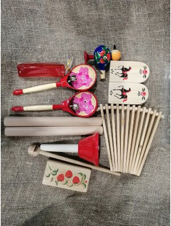 Набор детских музыкальных инструментов в коробке