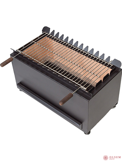 Печь на древесном топливе Vortmax CHB 313 SHASHLIK черная