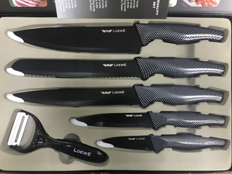 Набор ножей 6 предметов LW-18040 LoewE оптом