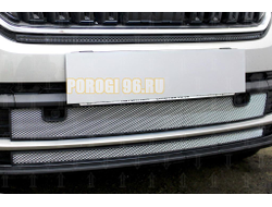 Защита радиатора Skoda Kodiaq 2016- chrome верх