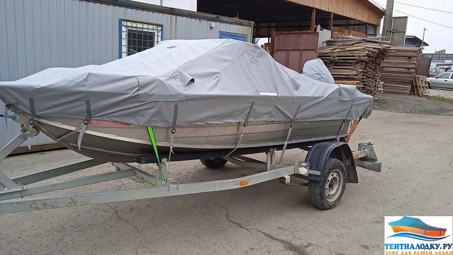 Тент на лодку WYATBOAT 430 MDC (кренолины)
