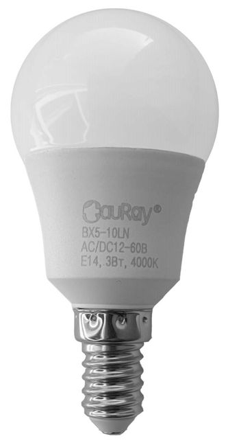 Светодиодная лампа TauRay BX5-10LN (12-60 В, 3 Вт, Е14) фото 1
