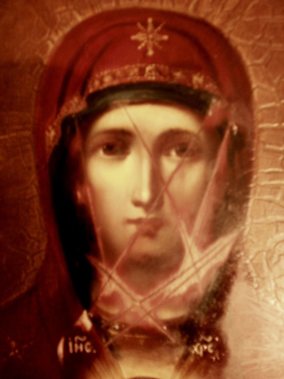 Киот для двусторонней иконы "Знамение"