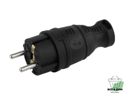 АЙКА вилка прямая каучук 2Р+РЕ 5511500