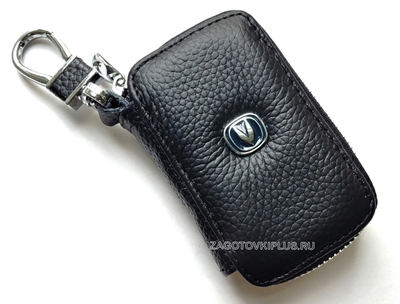 Ключница авто из натуральной кожи флотер с логотипом CHANGAN