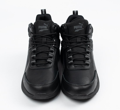 Кроссовки Puma Running System Leather Black зимние