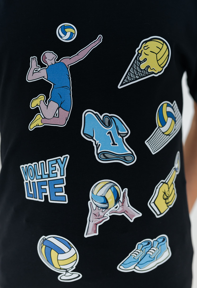 Футболка повседневная Volleylife (со стикерами) размер 50-56