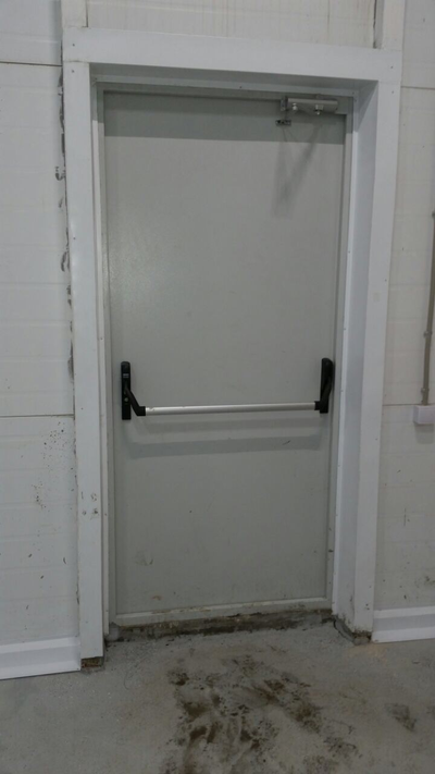 дверь противопожарная ДПМ-01/60 с системой антипаника 2100*900 - 1,4 мм