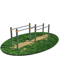 Спортивный комплекс Sv Sport Workout брусья параллельные двойные ВОРК11