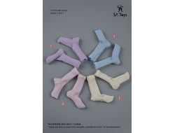 Женские носки (сиреневые) 1/6 Classic socks (SA032C) - SA Toys