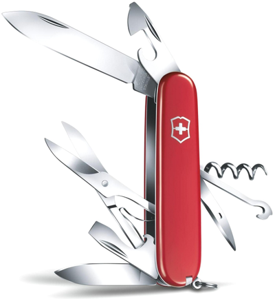 VICTORINOX Climber 1.3703, 91 мм, 14 функций, красный