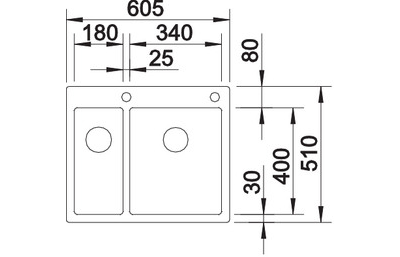 Мойка Blanco Claron 340/180-IF/A